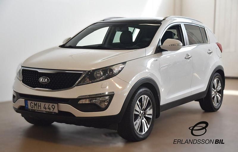 Vit Begagnad 2014 Kia Sportage SUV | 109 900 kr (Marknadspris) - Bild 1/4