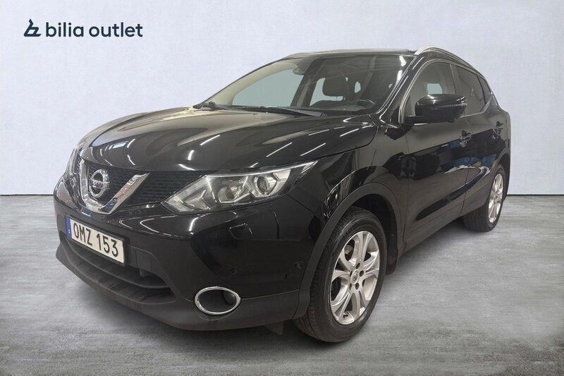 Svart Begagnad 2015 Nissan Qashqai Tekna SUV | 109 800 kr (Marknadspris) - Bild 1/3