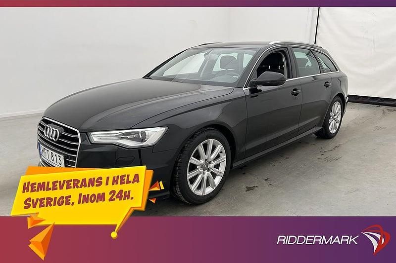 Svart Begagnad 2014 Audi A6 Sport Kombi | 189 800 kr (Marknadspris) - Bild 1/3