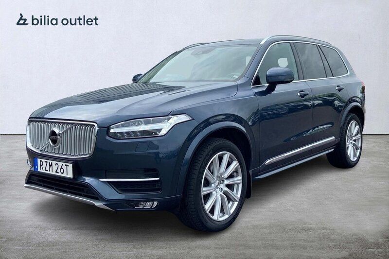 Mörkblå Begagnad 2019 Volvo XC90 Inscription SUV | 449 900 kr (Bra pris) - Bild 1/3
