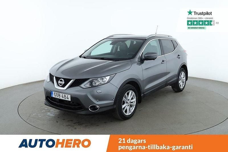 Grå Begagnad 2017 Nissan Qashqai 360º SUV | 158 000 kr (Marknadspris) - Bild 1/4