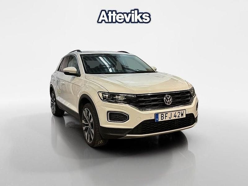 Vit Begagnad 2020 VW T-Roc SUV | 234 900 kr (Marknadspris) - Bild 1/4