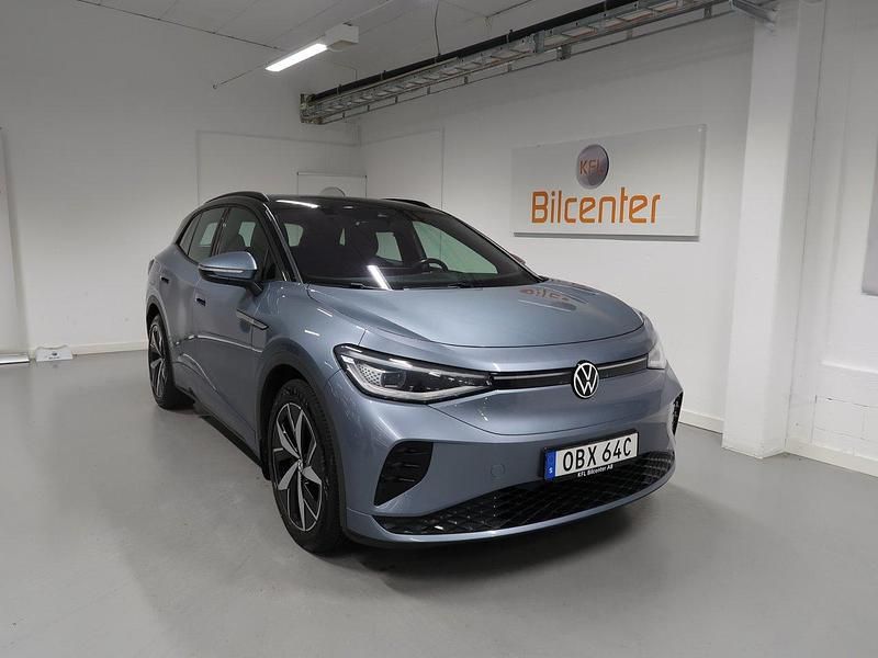 Blå Begagnad 2021 VW ID.4 GTX SUV | 349 900 kr (Marknadspris) - Bild 1/4
