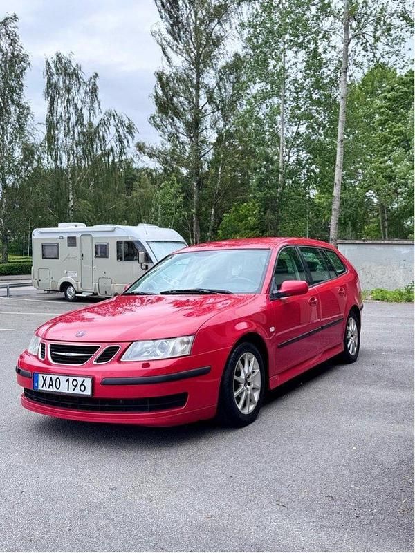 Röd Begagnad 2006 Saab 9-3 Linear Kombi | 29 000 kr (Dyr) - Bild 1/4
