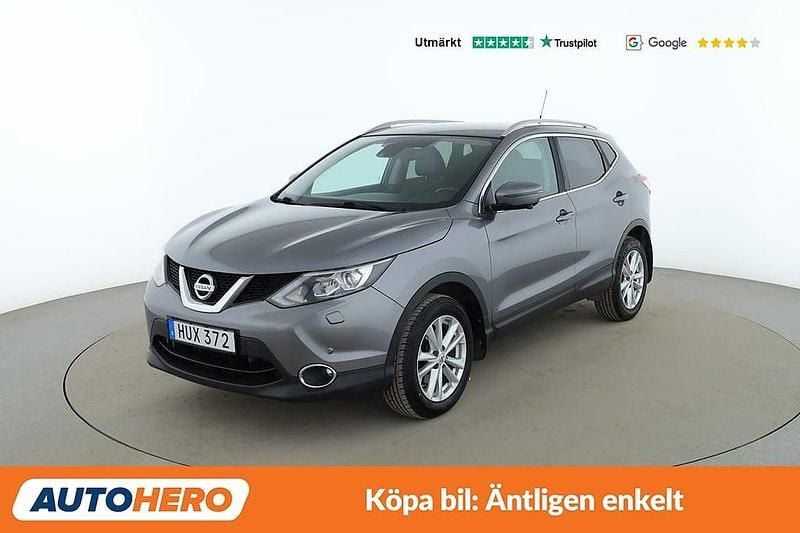 Grå Begagnad 2015 Nissan Qashqai 360º SUV | 109 000 kr (Marknadspris) - Bild 1/4