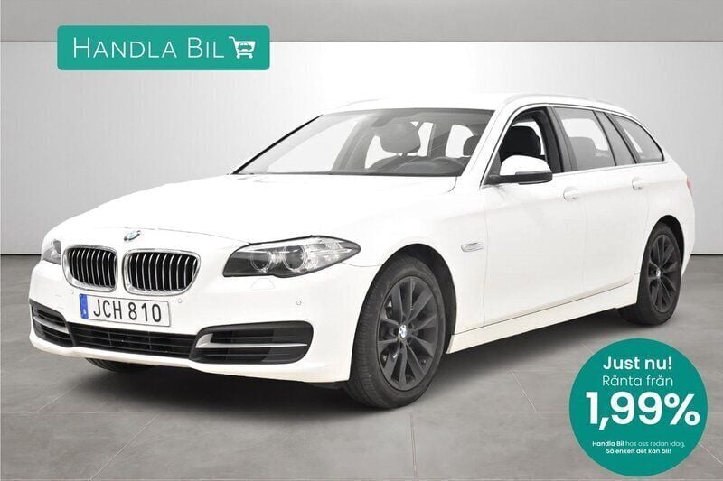 Vit Begagnad 2015 BMW 520 Kombi | 169 900 kr (Marknadspris) - Bild 1/3