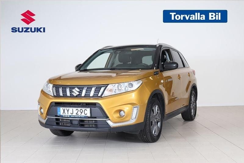Gul Begagnad 2019 Suzuki Vitara SUV | 167 900 kr (Bra pris) - Bild 1/4