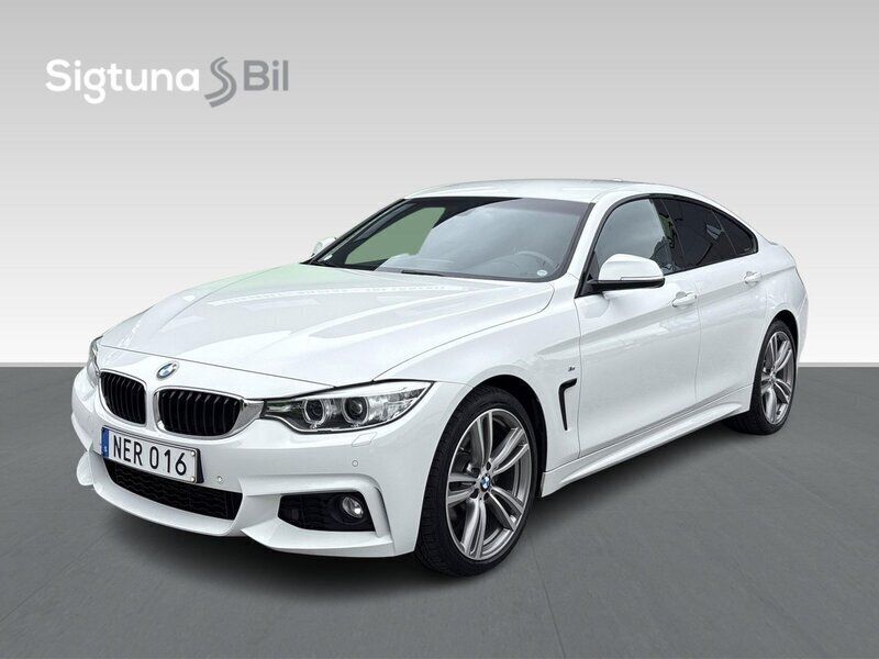 Vit Begagnad 2016 BMW 420 Gran Coupé M Sport Sportkupé | 239 800 kr (Marknadspris) - Bild 1/3