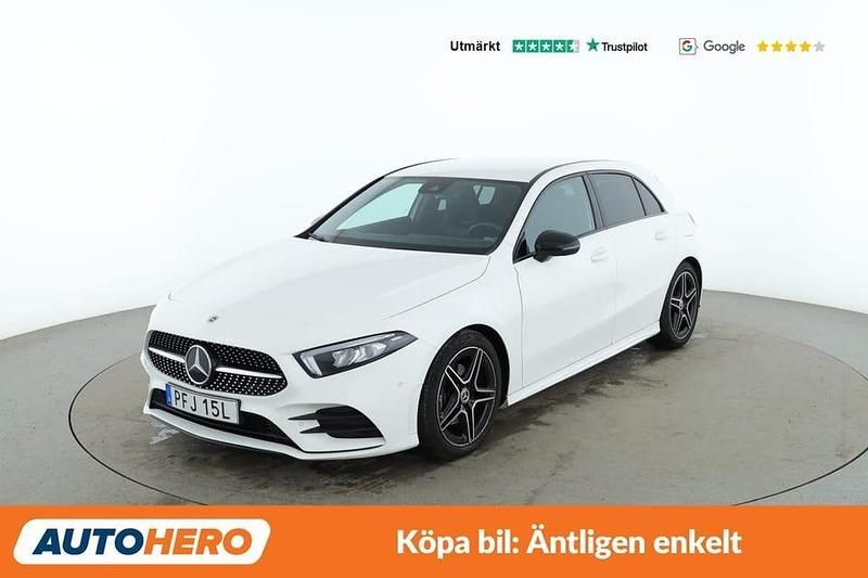 Vit Begagnad 2020 Mercedes A200 Halvkombi | 268 000 kr (Marknadspris) - Bild 1/4