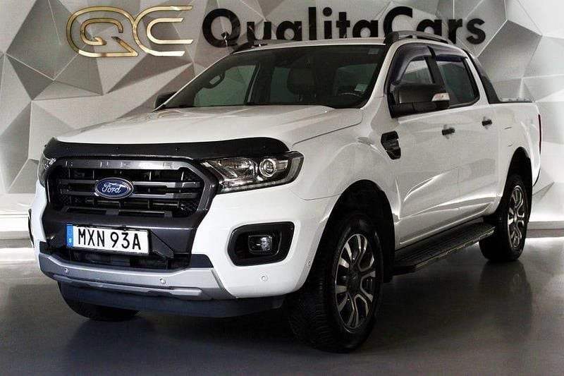 Vit Begagnad 2020 Ford Ranger Wildtrack Pickup | 318 900 kr (Bra pris) - Bild 1/4