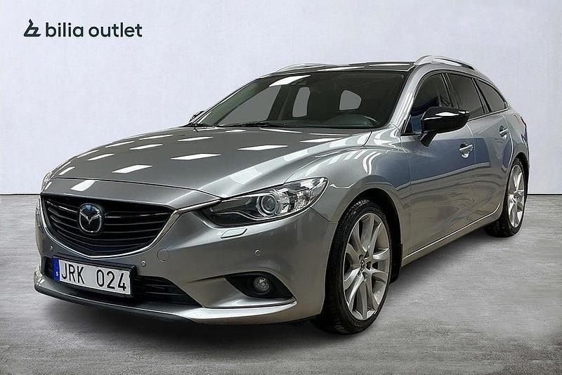 Begagnad Mazda 6 Optimum 175 HK (128 kW) 2013 Grå Kombi