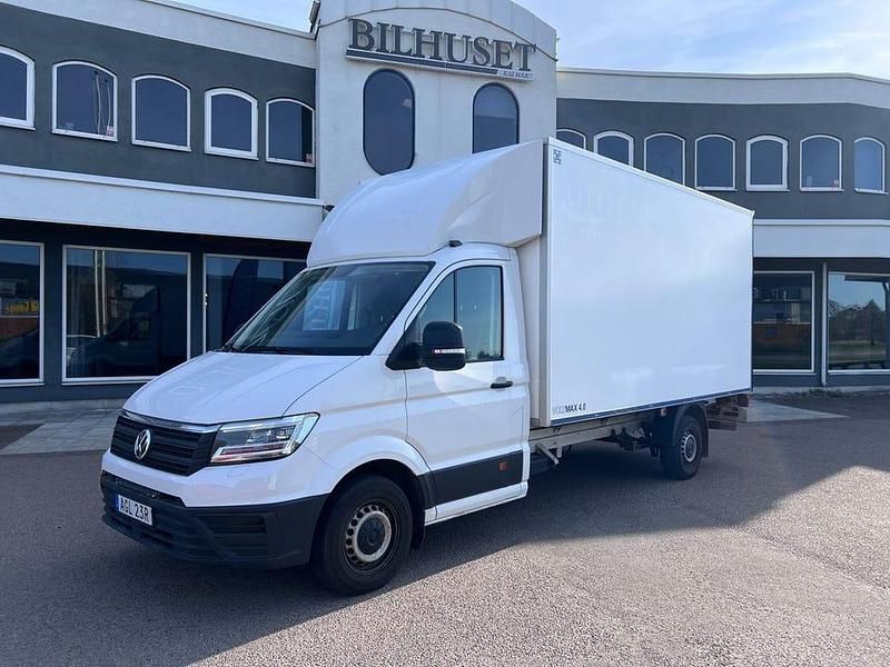 Vit Begagnad 2022 VW Crafter Van | 389 900 kr (Marknadspris) - Bild 1/4