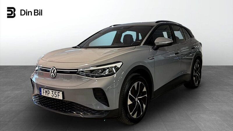 Grå Begagnad 2022 VW ID.4 Pro Performance SUV | 369 900 kr (Marknadspris) - Bild 1/4