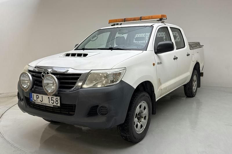 Vit Begagnad 2013 Toyota HiLux Pickup | 129 000 kr (Bra pris) - Bild 1/4