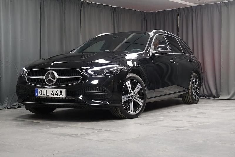 Svart Begagnad 2024 Mercedes C300e Advanced Plus Kombi | 449 000 kr (Superpris) - Bild 1/4