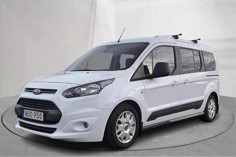 Vit Begagnad 2015 Ford Grand Tourneo Connect Minibuss | 150 000 kr - Bild 1/4
