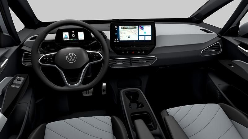 Grå (moonstone grey black) Begagnad 2023 VW ID.3 Pro Performance Halvkombi | 279 900 kr (Marknadspris) - Bild 1/2
