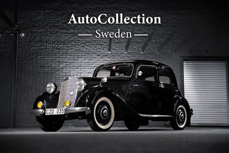 Svart Begagnad 1950 Mercedes 170 Sedan | 229 000 kr - Bild 1/4