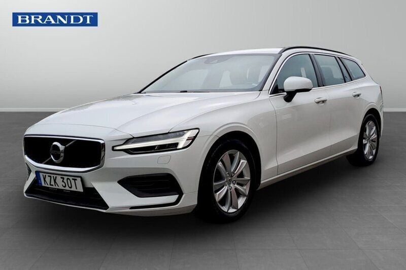 Vit Begagnad 2022 Volvo V60 Pro Kombi | 319 900 kr (Bra pris) - Bild 1/4