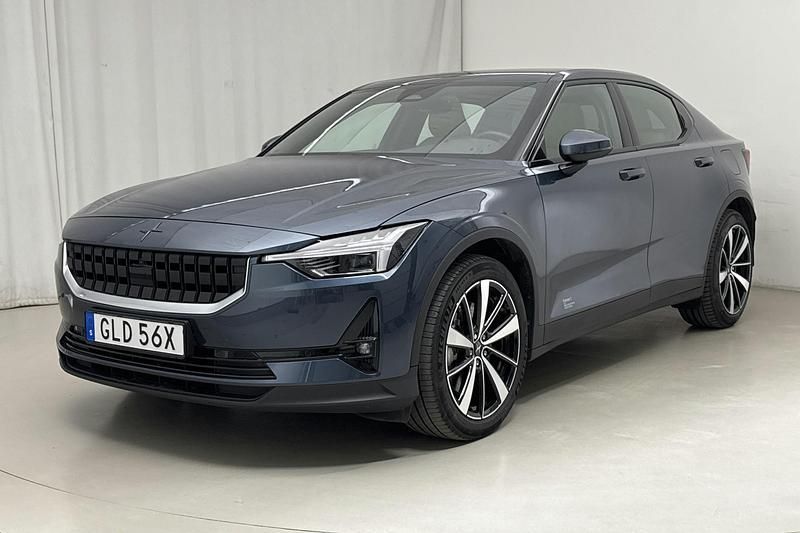 Mörkblå Begagnad 2021 Polestar 2 Sedan | 339 000 kr (Bra pris) - Bild 1/4