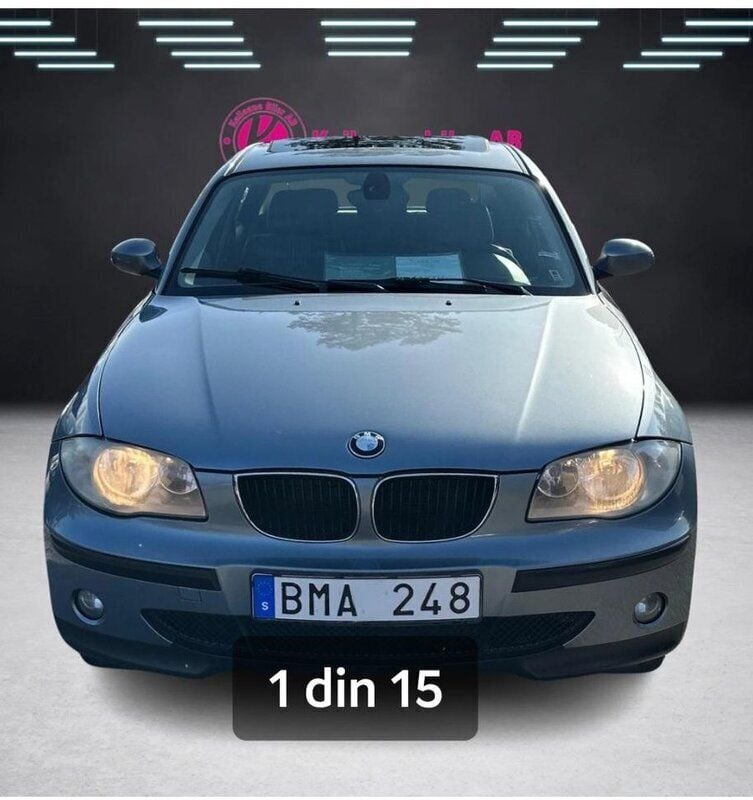 Grå Begagnad 2005 BMW 118 Advantage Halvkombi | 18 225 kr (Marknadspris) - Bild 1/4