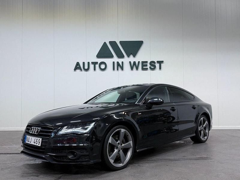 Svart Begagnad 2013 Audi A7 Sportback S-Line Halvkombi | 179 900 kr (Marknadspris) - Bild 1/4