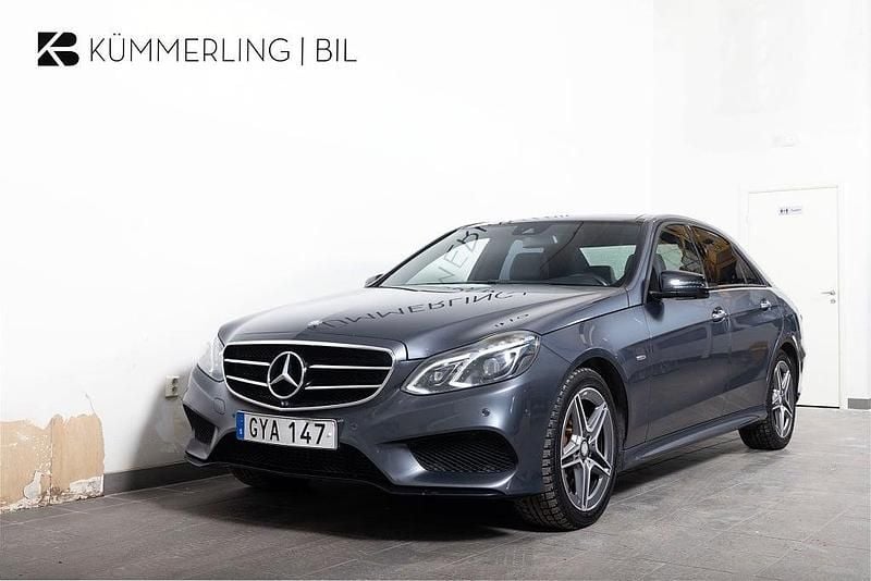 Mörkgrå Begagnad 2015 Mercedes E250 AMG Sedan | 189 900 kr (Superpris) - Bild 1/4