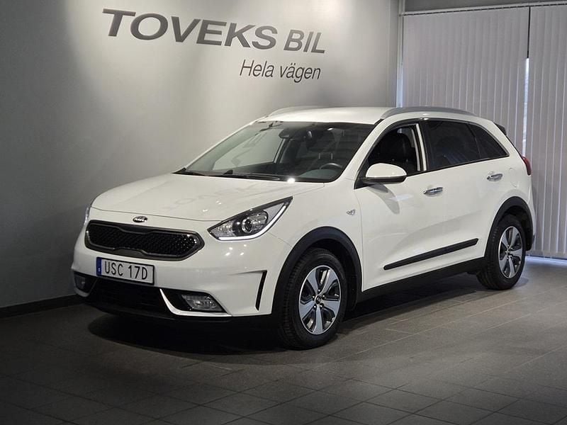 Vit Begagnad 2019 Kia Niro Advance SUV | 177 900 kr (Bra pris) - Bild 1/4