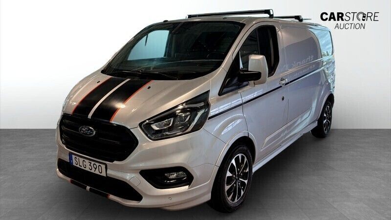 Grå (silver) Begagnad 2018 Ford Transit Custom Sport Van | 249 900 kr (Dyr) - Bild 1/4