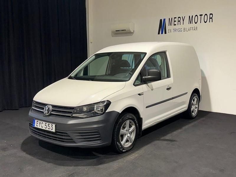Vit Begagnad 2016 VW Caddy Minibuss | 99 800 kr (Bra pris) - Bild 1/4