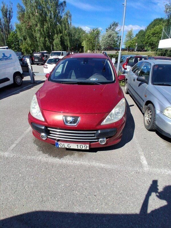Röd Begagnad 2007 Peugeot 307 Kombi | 6 000 kr (Superpris) - Bild 1/3