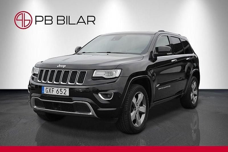 Svart Begagnad 2016 Jeep Grand Cherokee Overland SUV | 244 900 kr (Bra pris) - Bild 1/3