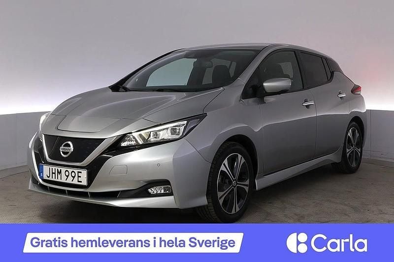 Begagnad Nissan Leaf 360º 110 kW (150 HK) 2021 Silver Halvkombi