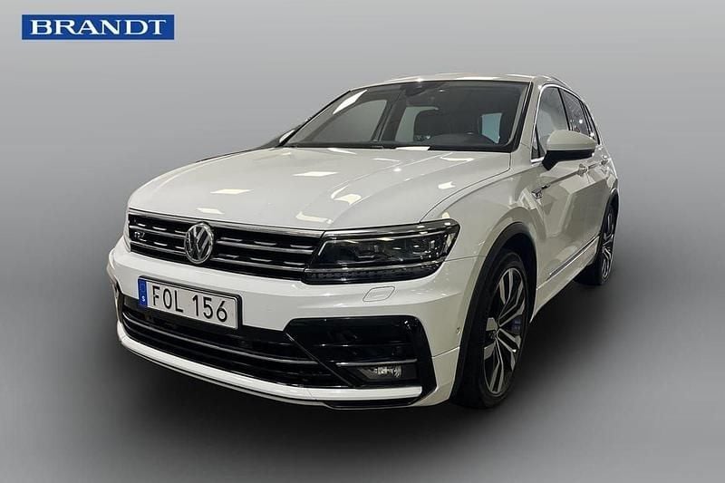 Vit Begagnad 2018 VW Tiguan SUV | 224 900 kr (Marknadspris) - Bild 1/4