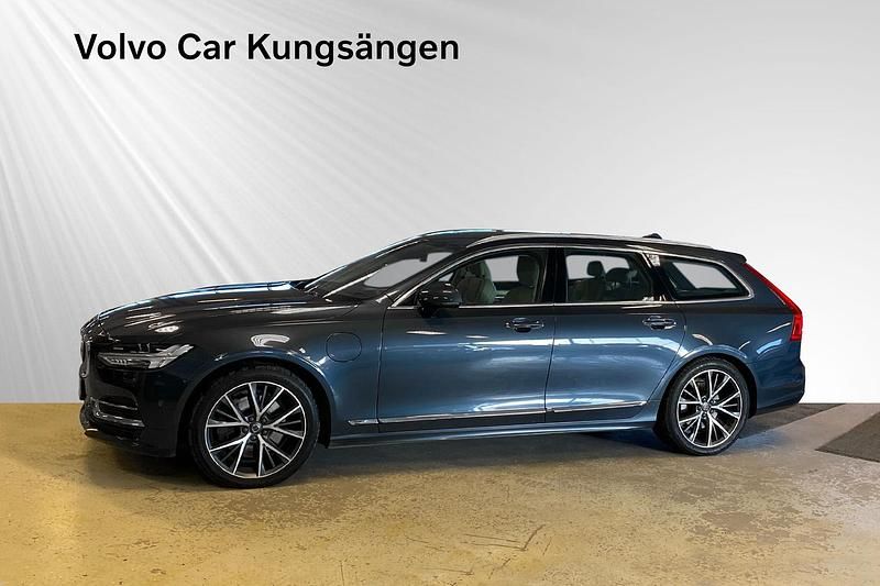 Begagnad Volvo V90 Inscription 392 HK (288 kW) 2019 Blå Kombi