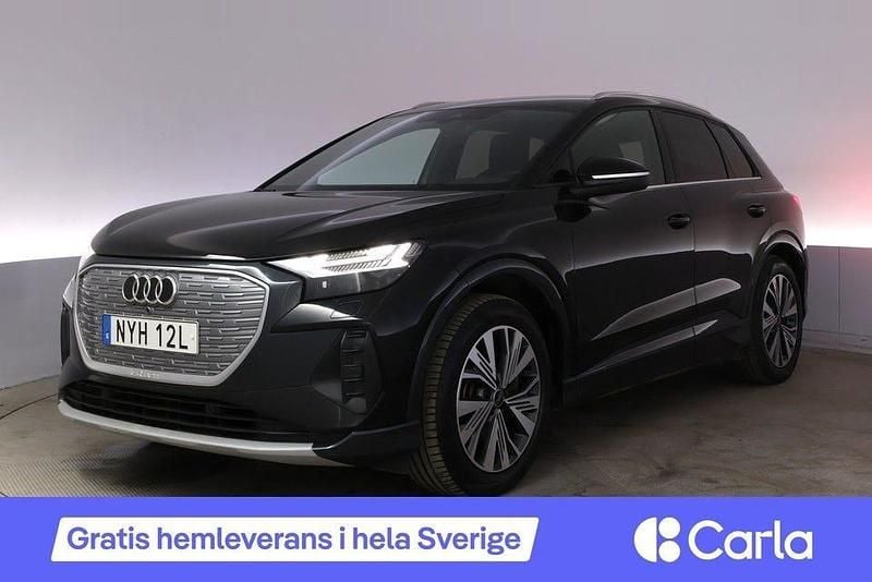 Begagnad Audi Q4 e-tron Advanced 219 kW (299 HK) 2023 Svart SUV
