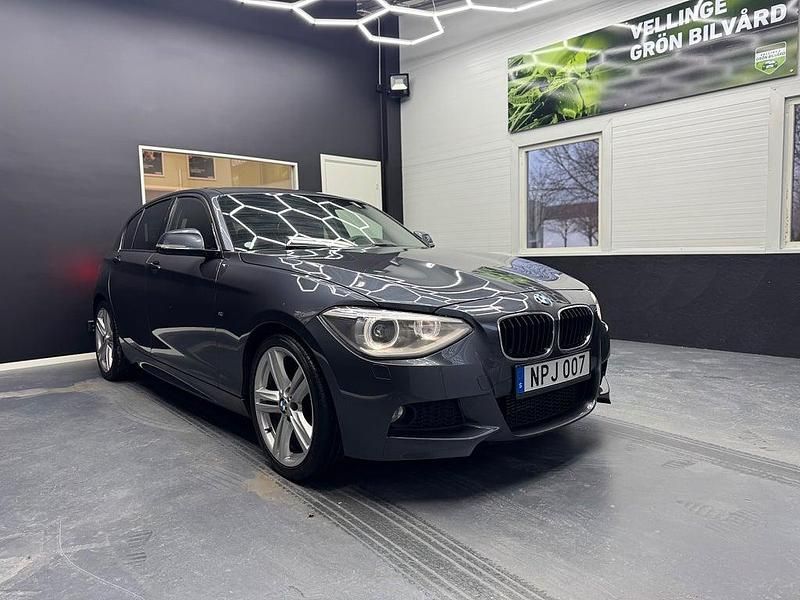 Begagnad BMW 118 M Sport 143 HK (105 kW) 2014 Grå Halvkombi