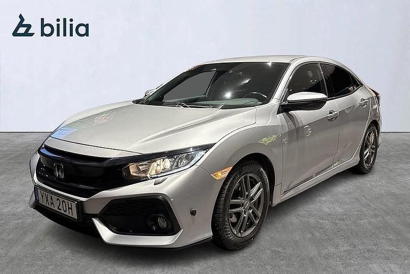 Silver Begagnad 2019 Honda Civic Elegance Halvkombi | 179 900 kr (Marknadspris) - Bild 1/4