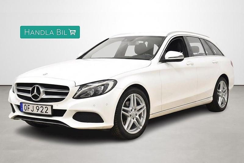 Begagnad Mercedes C220 Avantgarde 170 HK (125 kW) 2016 Vit Kombi