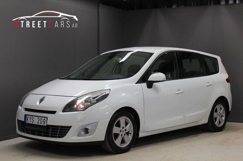 Vit Begagnad 2011 Renault Scénic III Minibuss | 69 900 kr (Lite dyr) - Bild 1/4