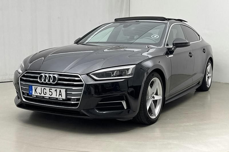 Svart Begagnad 2019 Audi A5 Proline Sportkupé | 239 900 kr - Bild 1/4