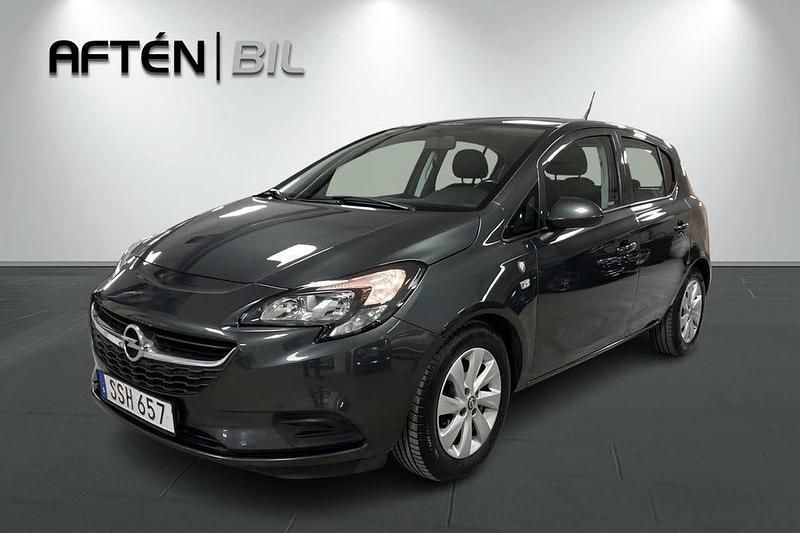 Grå Begagnad 2018 Opel Corsa Enjoy Halvkombi | 89 900 kr (Marknadspris) - Bild 1/3
