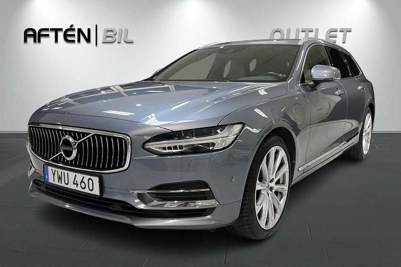 Ljusblå Begagnad 2017 Volvo V90 Inscription Kombi | 269 900 kr (Bra pris) - Bild 1/3