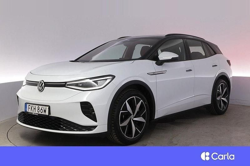 Vit Begagnad 2022 VW ID.4 GTX SUV | 344 900 kr - Bild 1/4