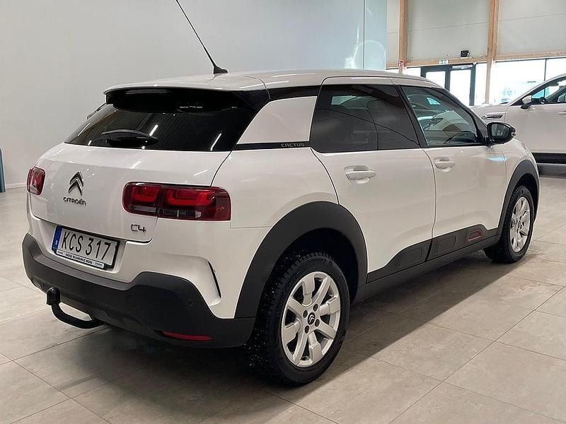 Begagnad Citroën C4 Cactus PureTech 110 HK (80 kW) 2018 Vit Halvkombi