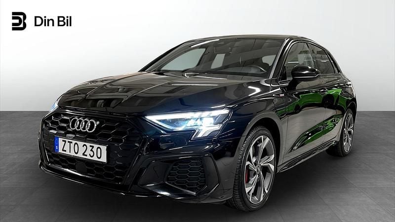 Begagnad Audi A3 Sportback e-tron S-Line 245 HK (180 kW) 2020 Svart Halvkombi