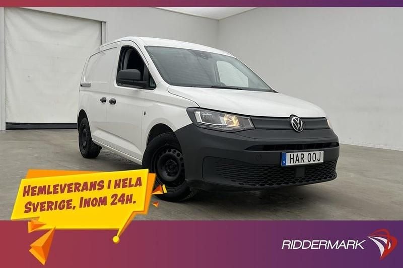 Vit Begagnad 2023 VW Caddy Minibuss | 194 800 kr (Superpris) - Bild 1/3