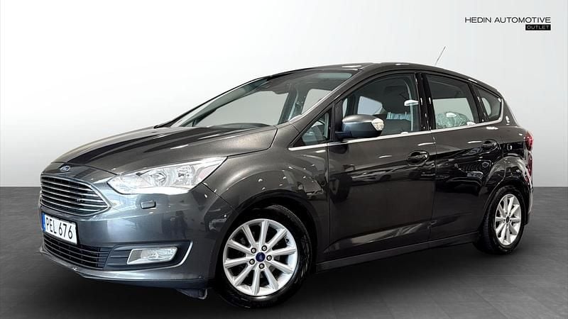 Grå (grey) Begagnad 2017 Ford C-MAX Titanium Minibuss | 99 900 kr (Bra pris) - Bild 1/4