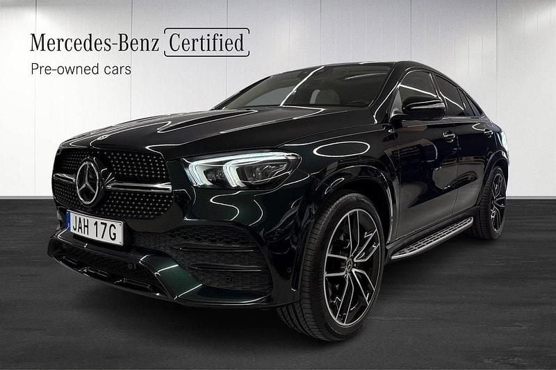 Grönmetallic Begagnad 2023 Mercedes GLE400 AMG Sportkupé | 829 000 kr - Bild 1/4