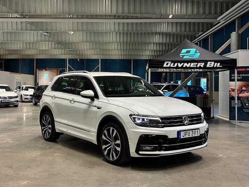 Vit Begagnad 2018 VW Tiguan GTS SUV | 299 900 kr (Lite dyr) - Bild 1/4
